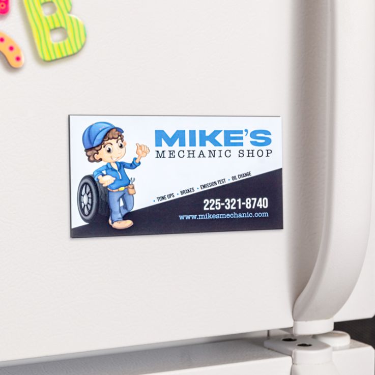 Business Card Magnets - Square Corner - Full Color Business Card Magnet