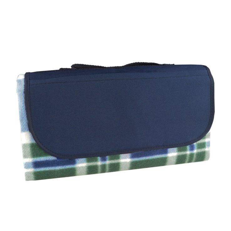 Roll-Up Easy Picnic Blanket - Navy Blue - Couch Potato