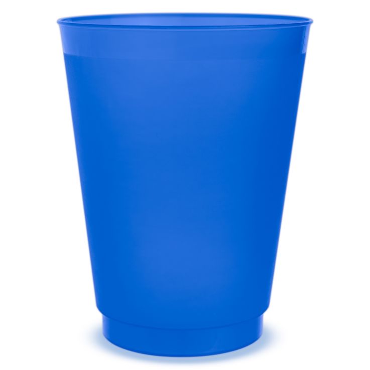 16oz Frosted Stadium Cups - Frosted Blue - 