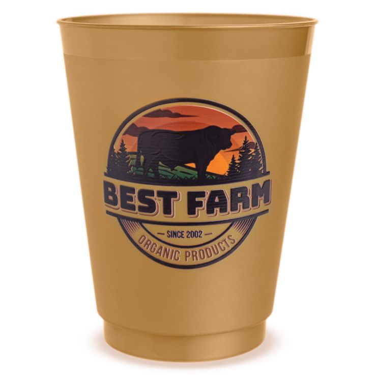 16oz Frosted Stadium Cups - 