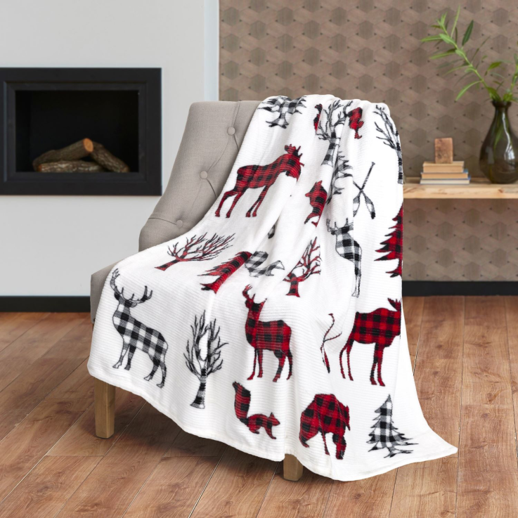 Flannel Throw Sublimation Blankets - Cozy Blanket