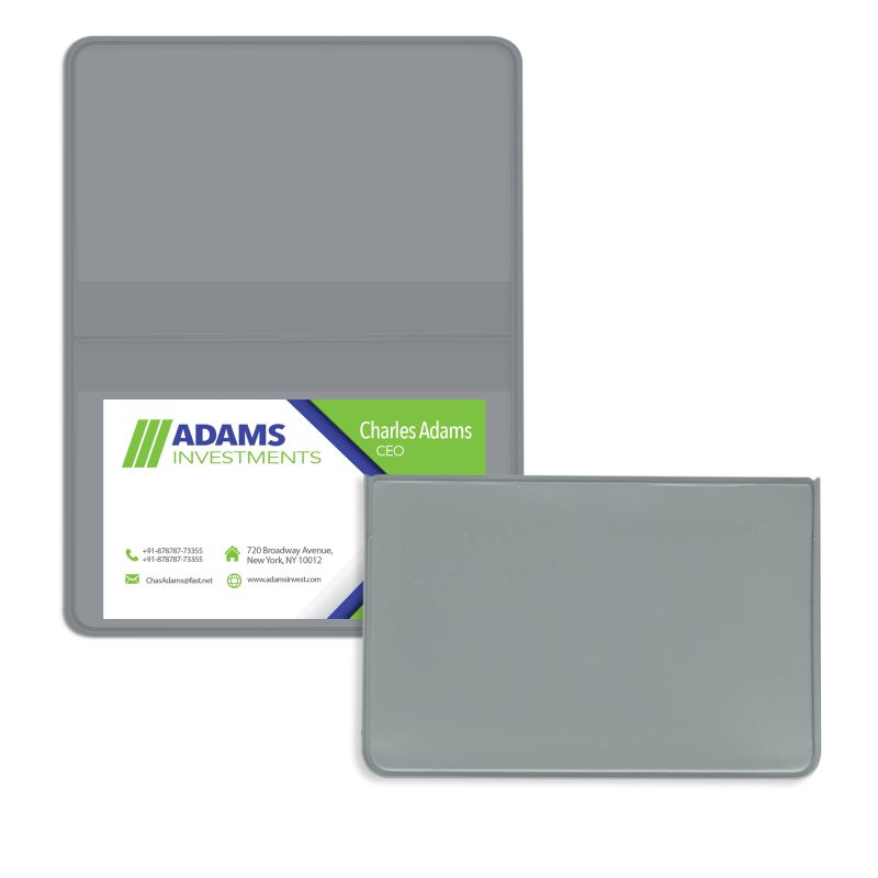 Gray - Business Card Holder