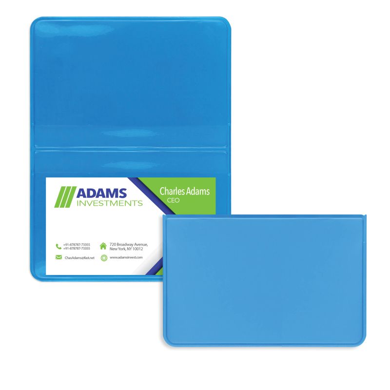 Bright Blue - Business Card Holders