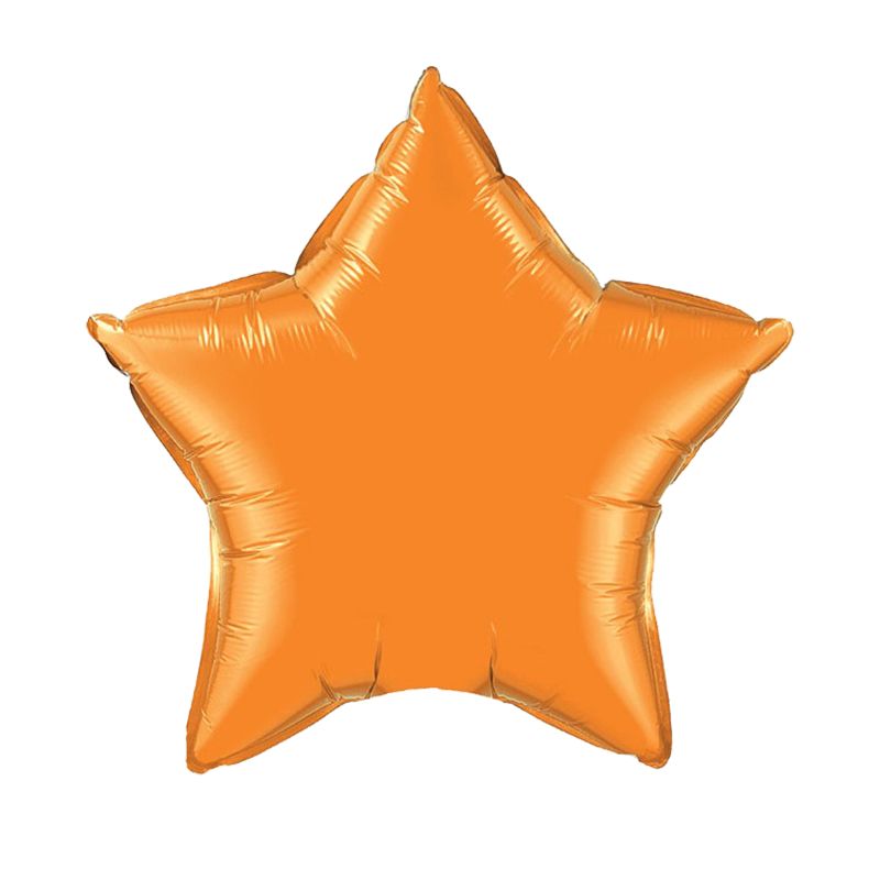 Orange - Star Balloon