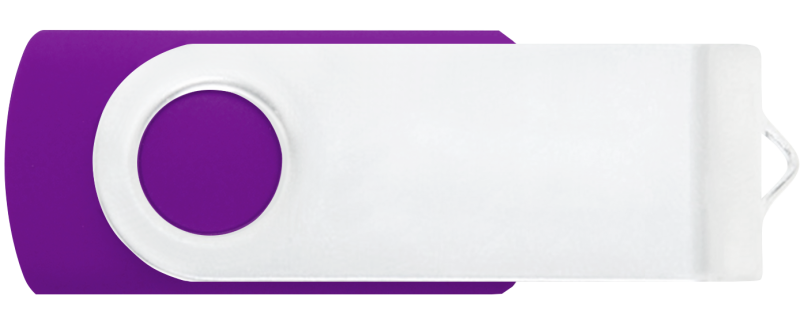 Purple 2602 - White - Flash Drive