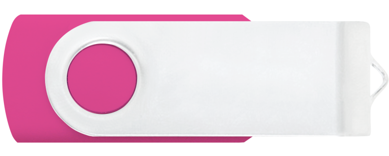 Pink 212 - White - Flash Drive
