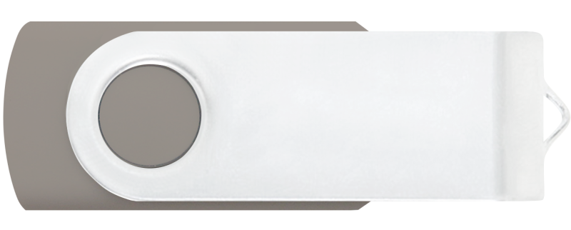 Warm Gray 6 - White - Flash Drive