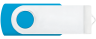 Light Blue 2995 - White - Flash Drive