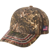 Port &amp; Company Port Authority Americana Contrast Stitch Camouflage Cap.
