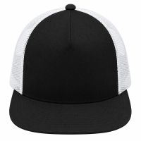 Sport-Tek YP Classics 5-Panel Classic Trucker Mesh Back Cap.