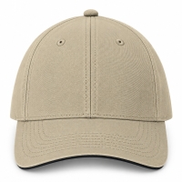 Port Authority Sandwich Bill Cap With Striped Closure.