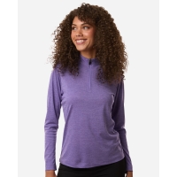 AllPro Women's Pro-Lock Performance M&eacute;lange Quarter-Zip Pullover - 4HM70L