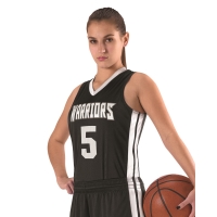 Alleson Athletic Women's Single Ply Basketball Jersey - 538JW