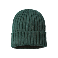 Atlantis Headwear Sustainable Cable Knit Cuffed Beanie - SHORE