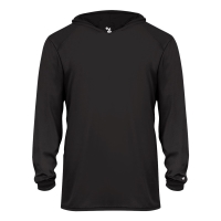 Badger Youth B-Core Long Sleeve Hooded T-Shirt - 2105