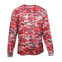 Badger Youth Digital Camo Long Sleeve T-Shirt - 2184