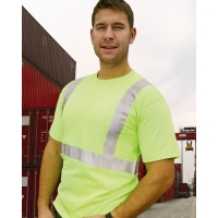 Bayside Unisex USA-Made 50/50 High Visibility T-Shirt - 3752