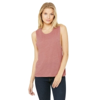 Bella Ladies Flowy Scoop Muscle Tank