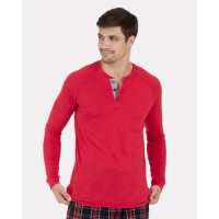 Boxercraft Unisex Henley Long Sleeve T-Shirt - BM3101