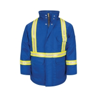 Bulwark Men's Deluxe Parka With Reflective Trim - EXCEL FR&reg; ComforTouch - JLPC