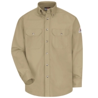 Bulwark Men's Tall Dress Uniform Shirt - Excel FR ComforTouch - 7 Oz. - SLU2T