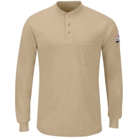 Bulwark Men's Tall Long Sleeve Henley - SML8T