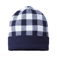 CAP AMERICA USA-Made Plaid Beanie - RKP12