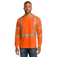 CornerStone ANSI 107 Class 3 Long Sleeve Segmented Tape Hooded Tee