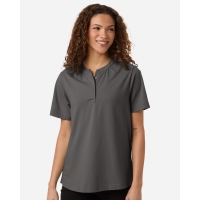 Devon &amp; Jones Women's Seaton Pebble Textured Polo - DG102W