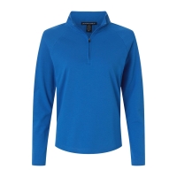 Devon &amp; Jones Women's Seaton Pebble Textured Quarter-Zip Pullover - DG402W