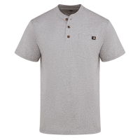 Dickies Men's Tall Heavyweight Traditional Short Sleeve Henley - WS51T