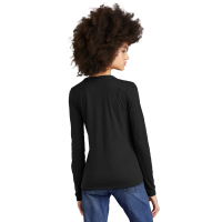 District Women's Perfect Tri Long Sleeve V-Neck Tee