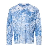 HUK Men's Pursuit Mossy Oak Printed Hooded Long Sleeve T-Shirt - H12L0047