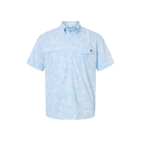 HUK Men's Tidepoint Printed Short Sleeve Shirt - H1500220