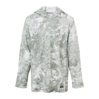 HUK Youth Pursuit Mossy Oak Printed Hooded Long Sleeve T-Shirt - H712L003