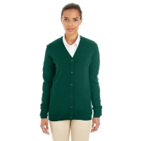 Harriton Ladies' Pilbloc&trade; V-Neck Button Cardigan Sweater