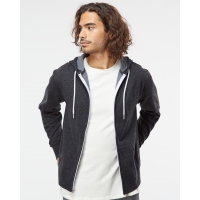 Independent Trading Co. Unisex Lightweight Full-Zip Hooded Sweatshirt - AFX90UNZ
