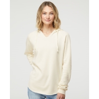 Independent Trading Co. Women&rsquo;s Lightweight California Wave Wash Hooded Sweatshirt - PRM2500