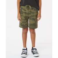 Independent Trading Co. Youth Lightweight Special Blend Fleece Shorts - PRM16SRT