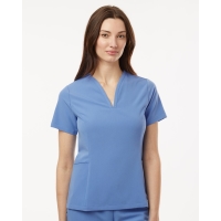 Jaanuu Women's Calix Fit &amp; Flare Scrub V-Neck Top - W10003