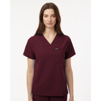 Jaanuu Women's Rhena Essential 1-Pocket Scrub V-Neck Top - W10001