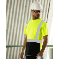 Kishigo Unisex Black Bottom Class 2 T-Shirt - 9162