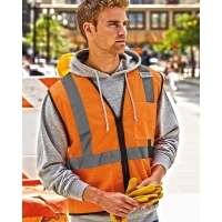 Kishigo Unisex Single Pocket Zipper Mesh Class 2 Vest - 1519-1520