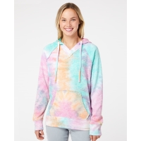 MV Sport Women&rsquo;s Courtney Burnout V-Notch Hooded Sweatshirt - W1162