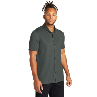 Mercer+Mettle Stretch Pique Full-Button Polo