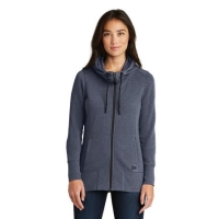 New Era Women's Tri-Blend Fleece Full-Zip Hoodie.