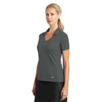 Nike Women&#039;s Dri-FIT Vertical Mesh Polo.