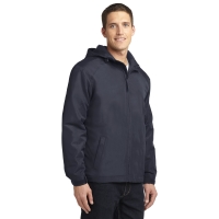 Port Authority Hooded Charger Jacket.
