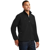 Port Authority Textured Soft Shell Jacket.