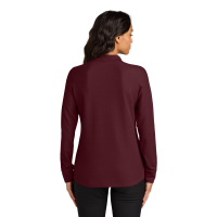 Port Authority Women&#039;s Wearever Signature Pique Long Sleeve Polo